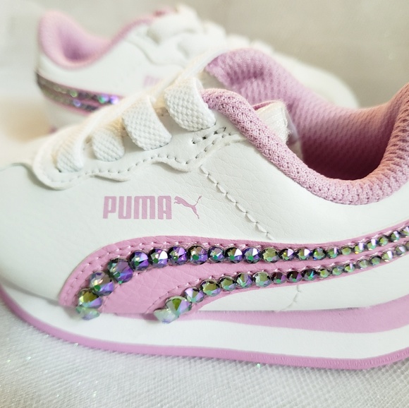 Baby puma size toddler w/swarovski crystals